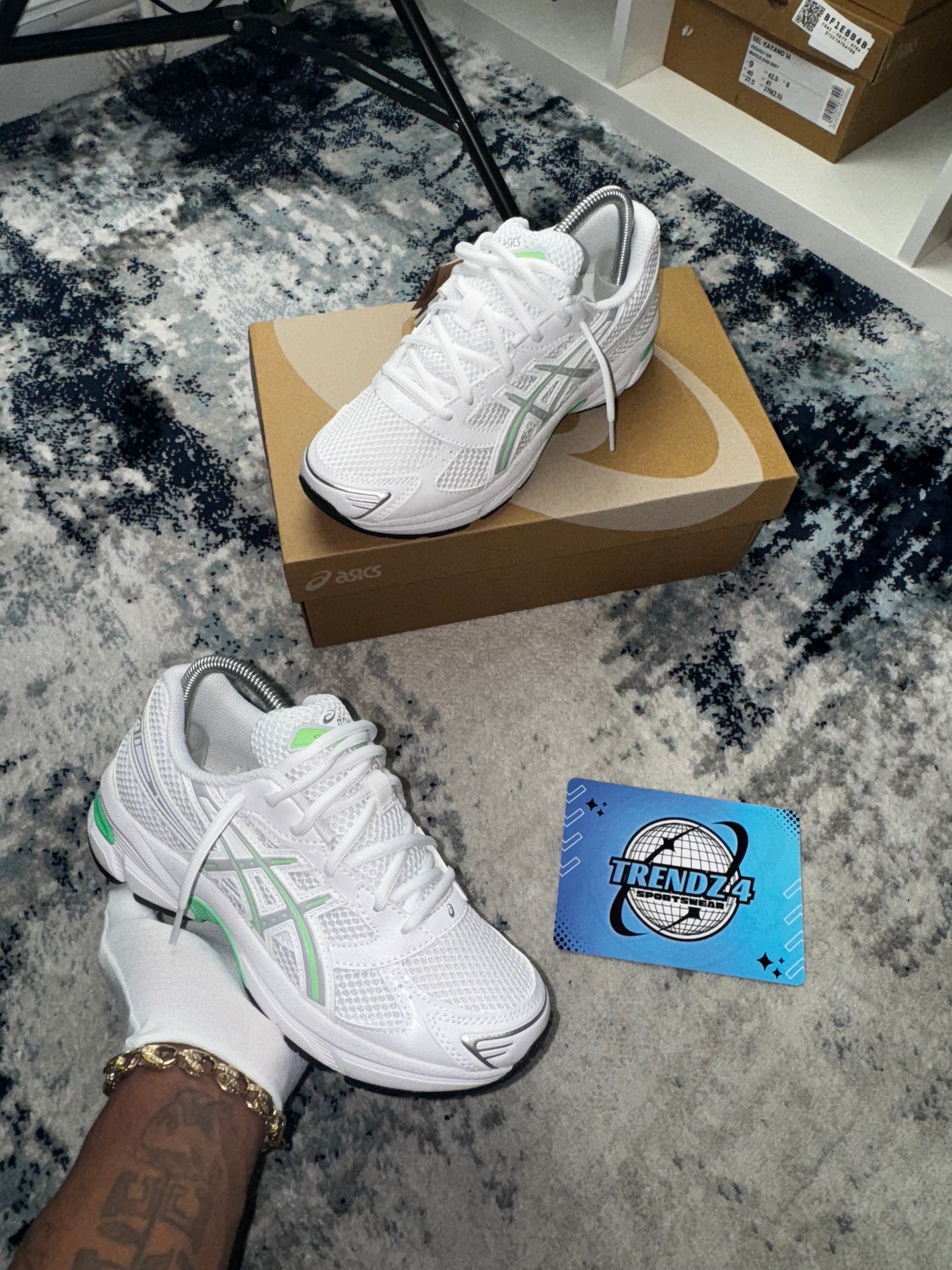 Asics Gel 1130 - White Piedmont Grey Green