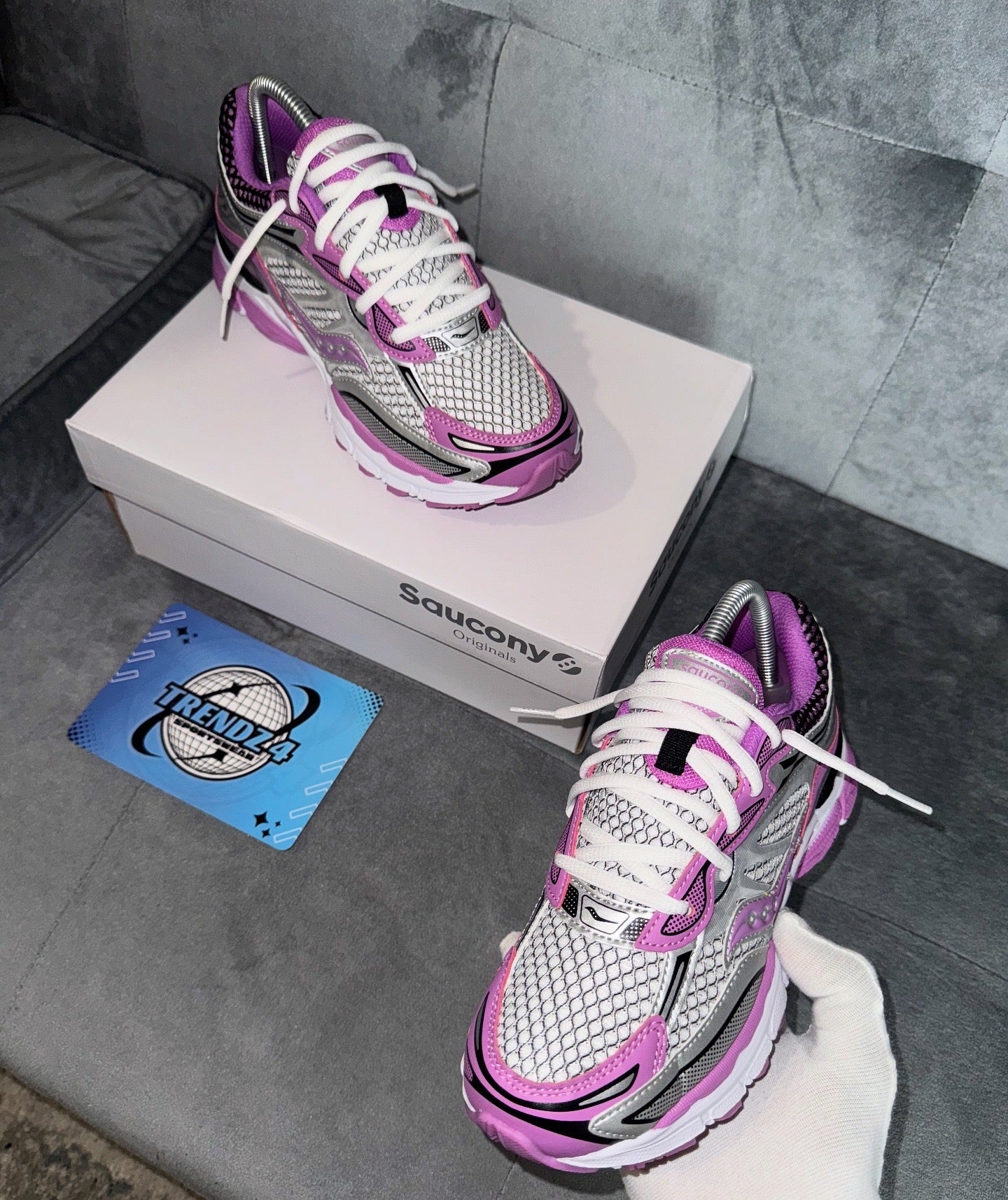 Saucony Pro Grid Omni 9 GS - Purple Black