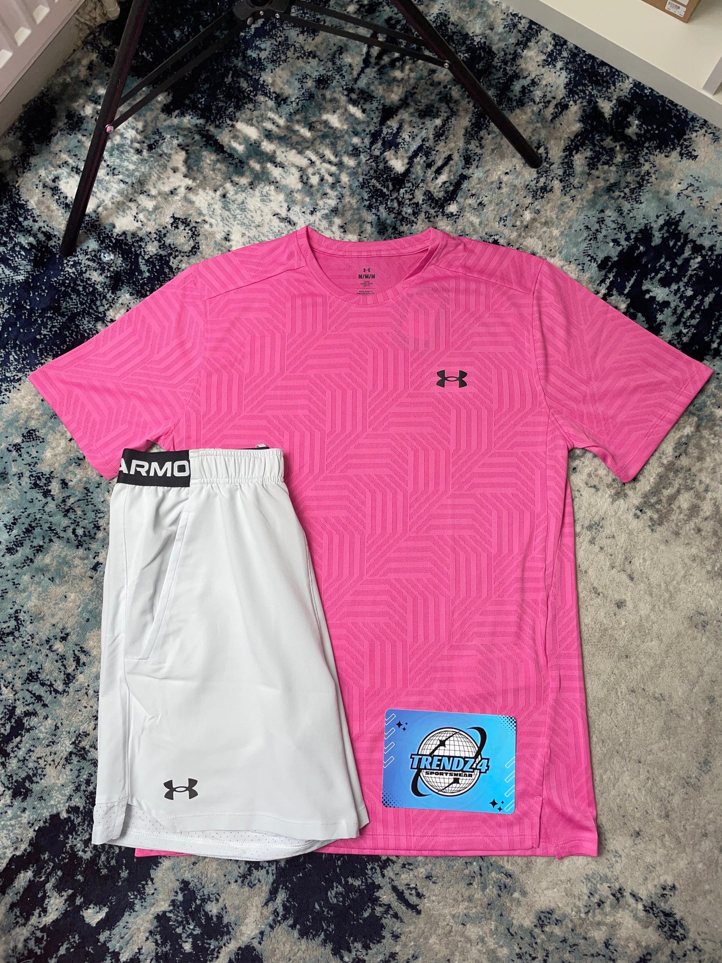 Under Armour Shorts Set - Pink & Grey