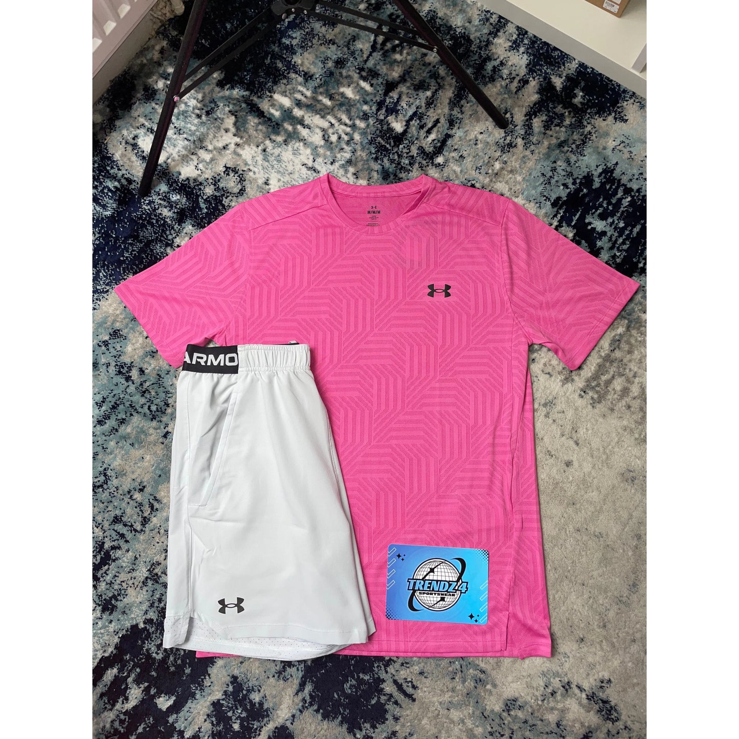Under Armour Shorts Set - Pink & Grey