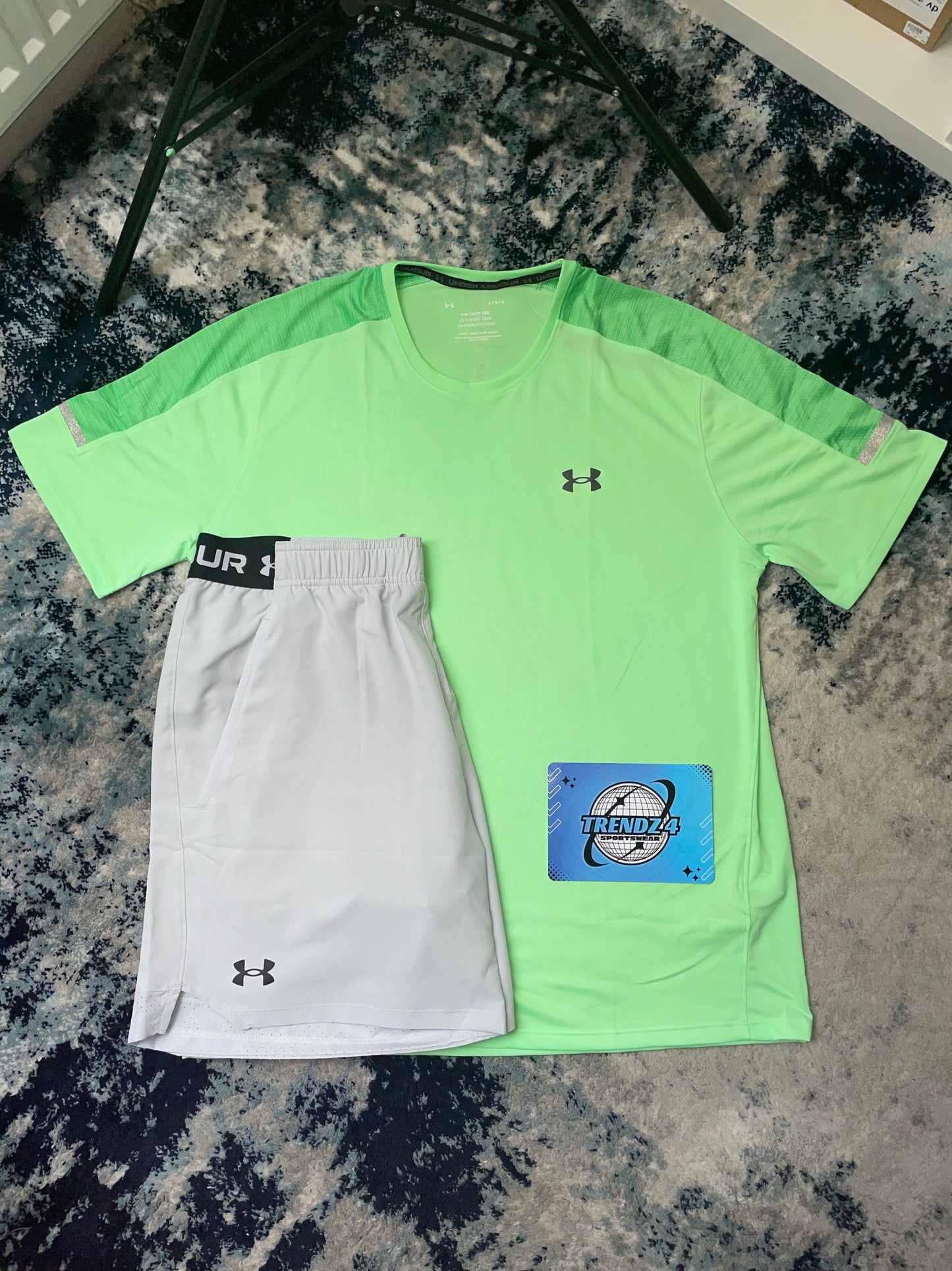 Under Armour Shorts Set - Green & Grey