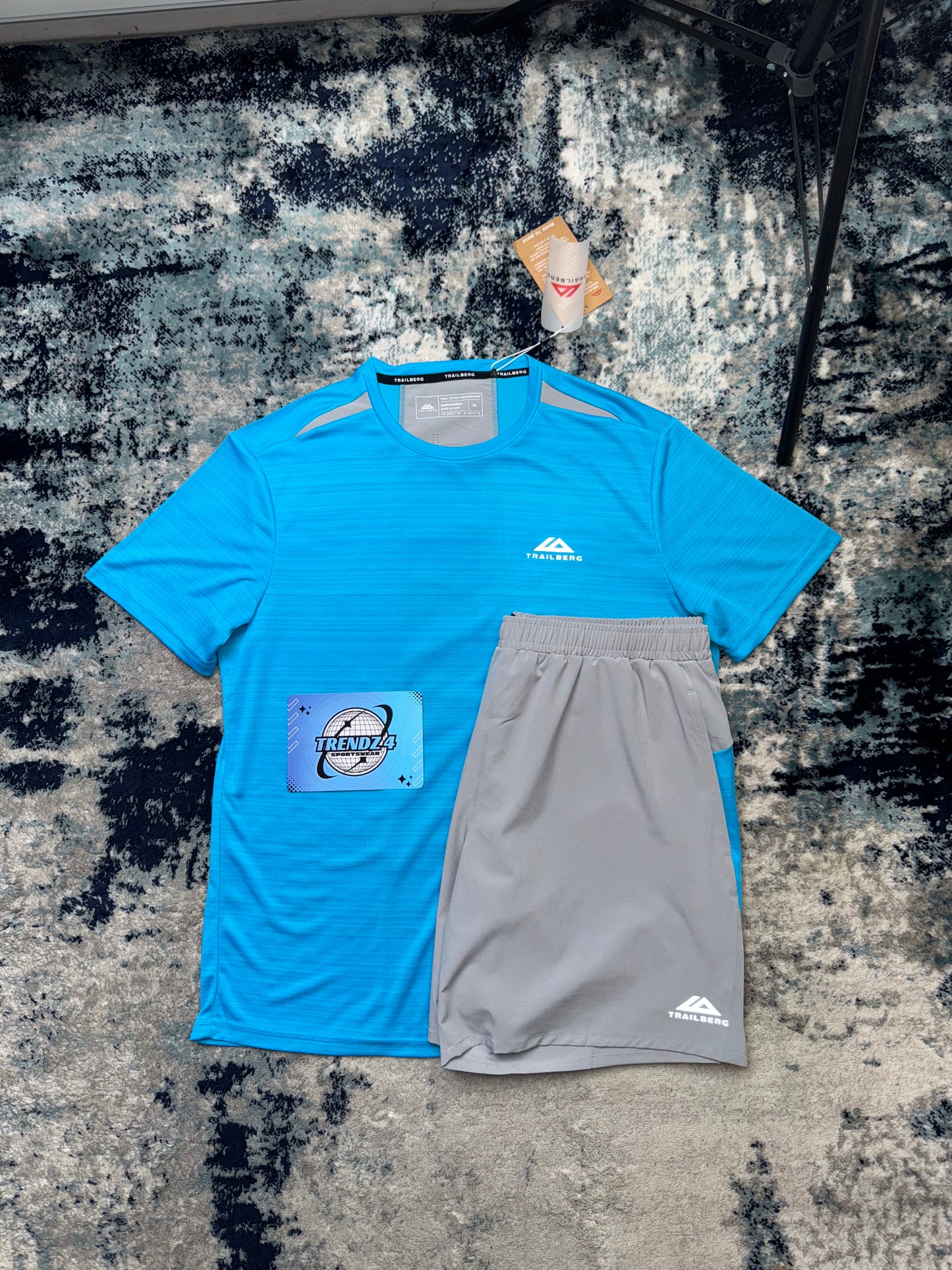 Trailberg Shorts Set - Blue/Grey