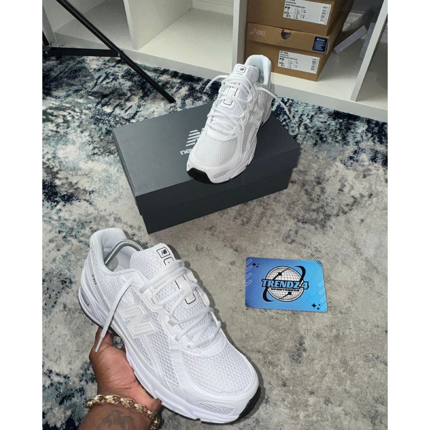 New Balance 740 - Triple White