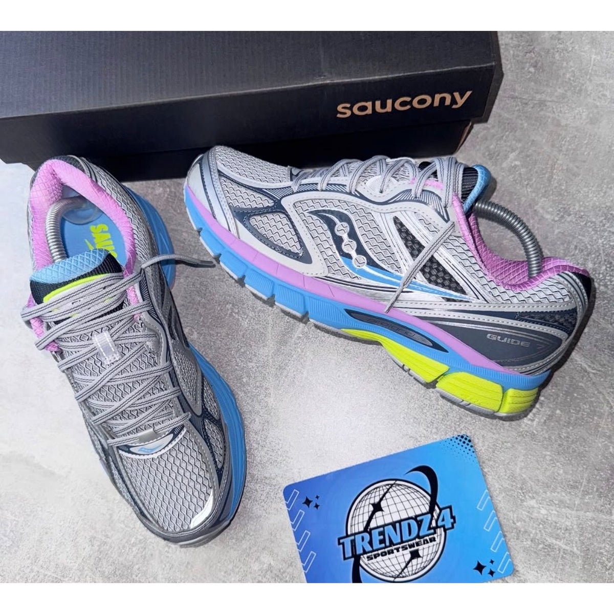 Saucony Pro Grid - Aqua Grey