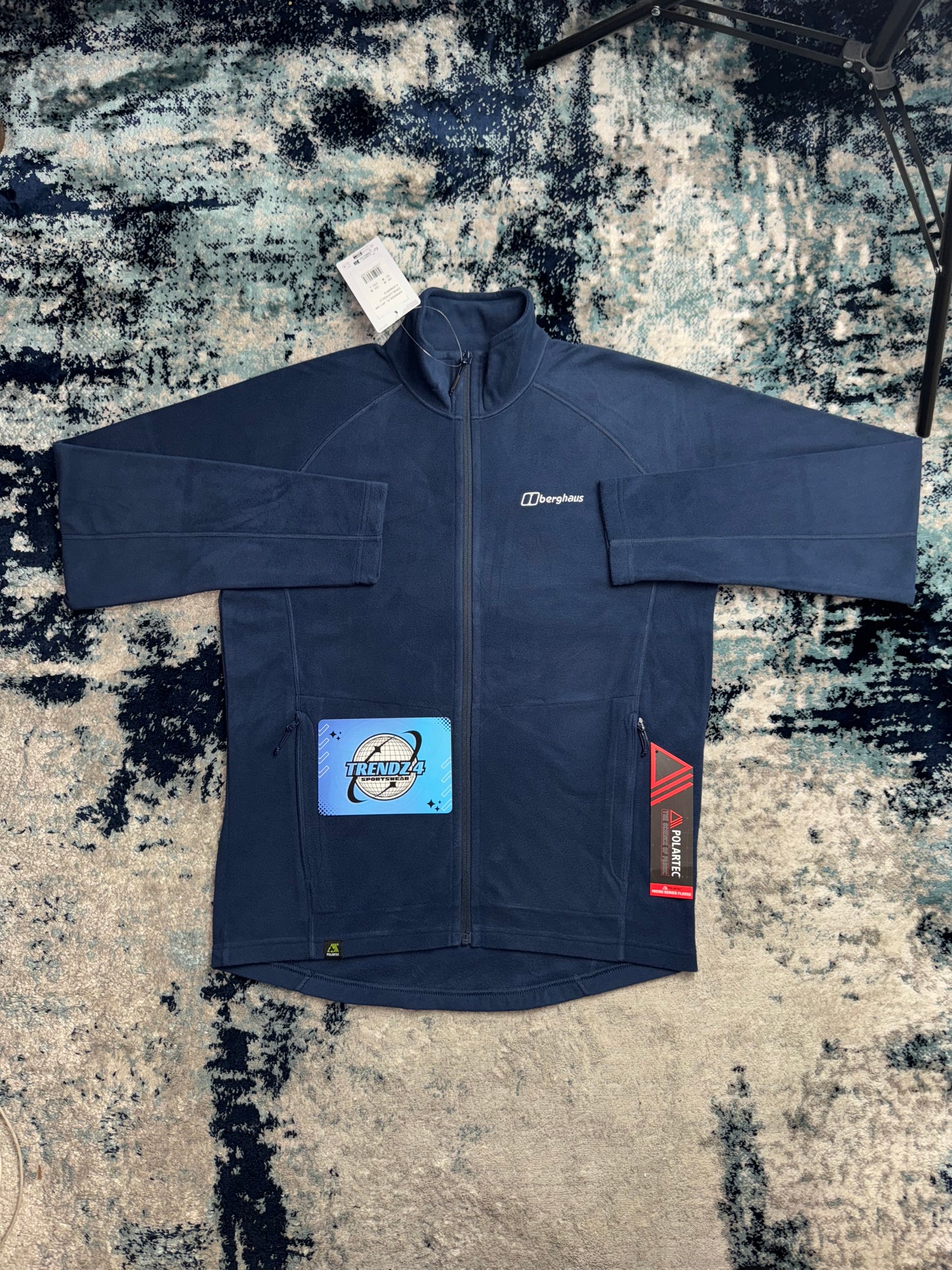 Berghaus Mens Arnside Full Zip Fleece Jacket - Navy