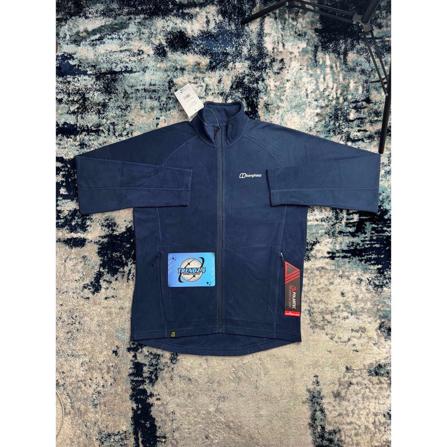 Berghaus Mens Arnside Full Zip Fleece Jacket - Navy