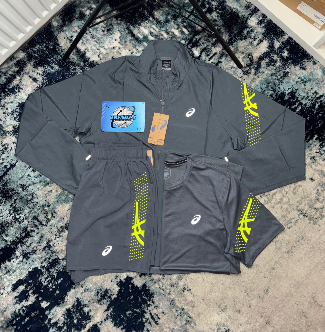 Asics Icon Windbreaker Shorts Set