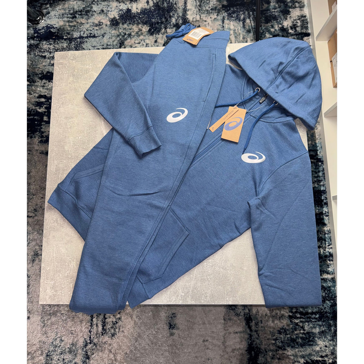 Asics Sport Knit Tracksuit - Blue