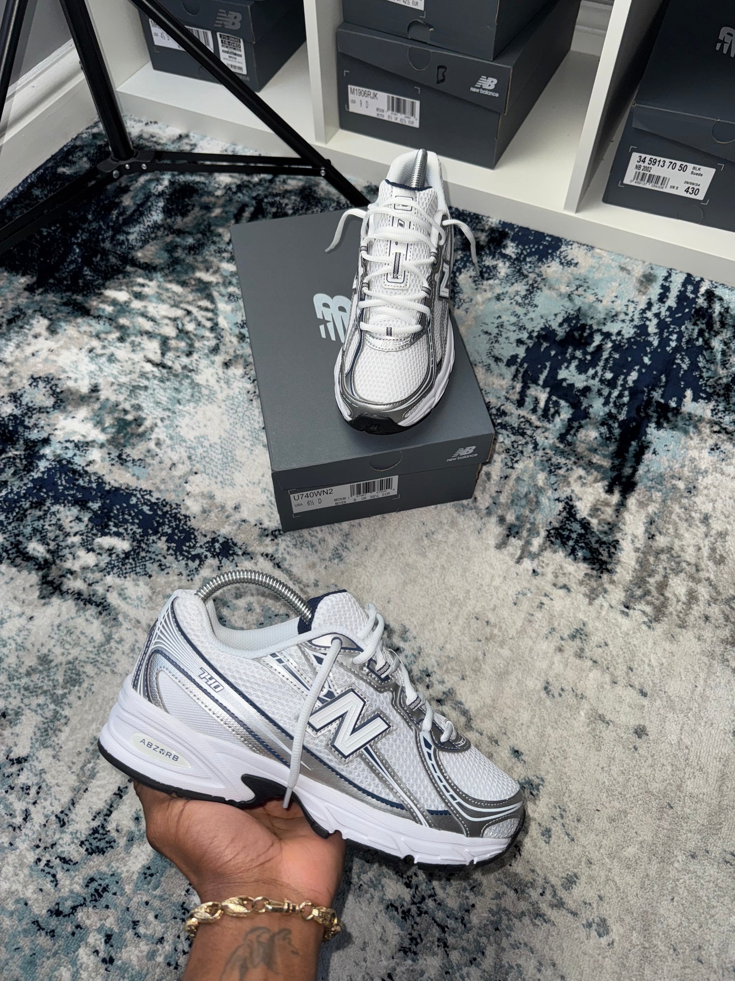 New Balance 740v2 White Shadow