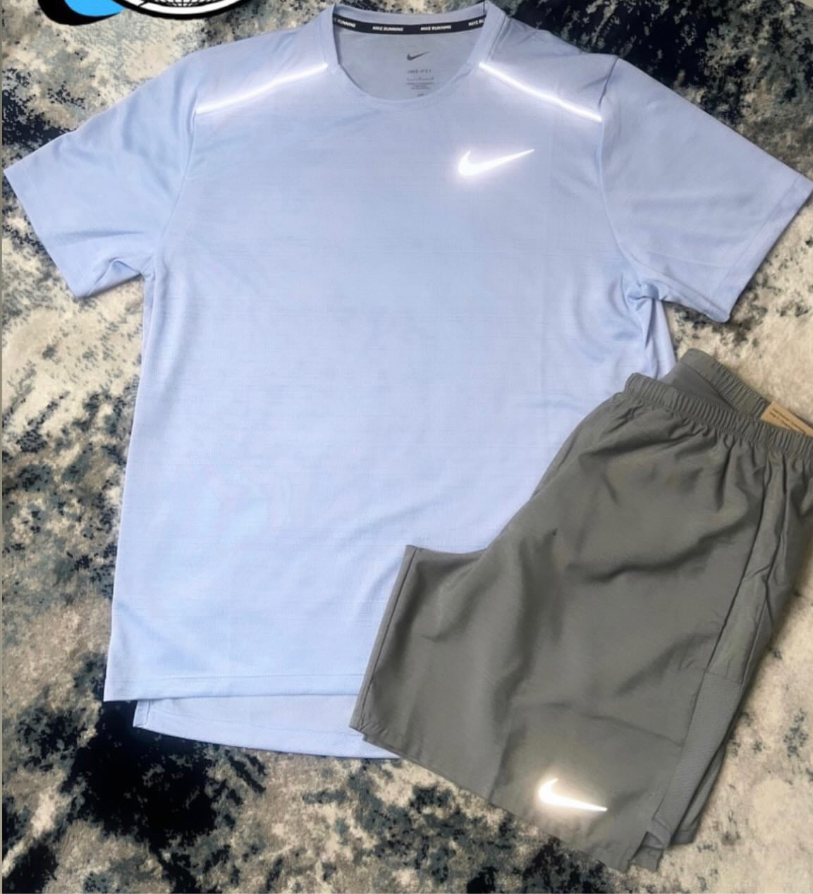 Nike Miler 1.0 Set - Colbalt Bliss/Grey