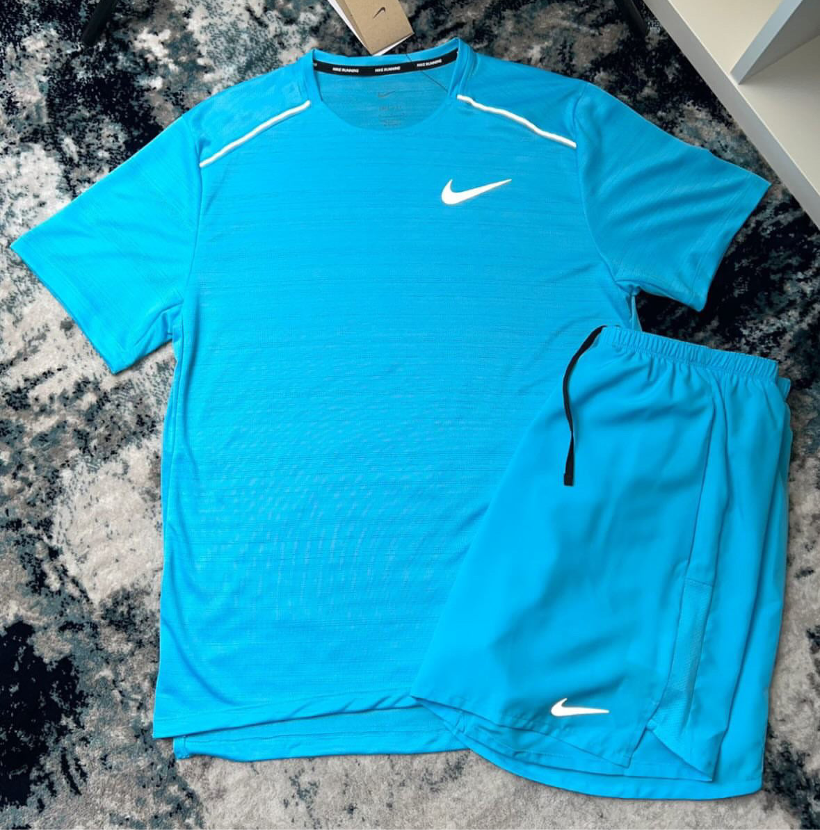 Nike Miler 1.0 Short Set - Baltic Blue