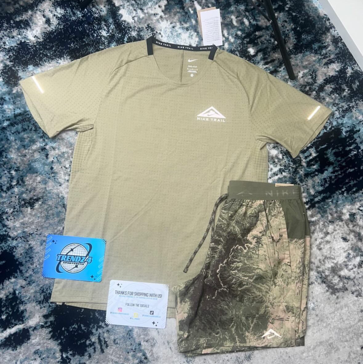 Nike Trail Solar Chase Short Set