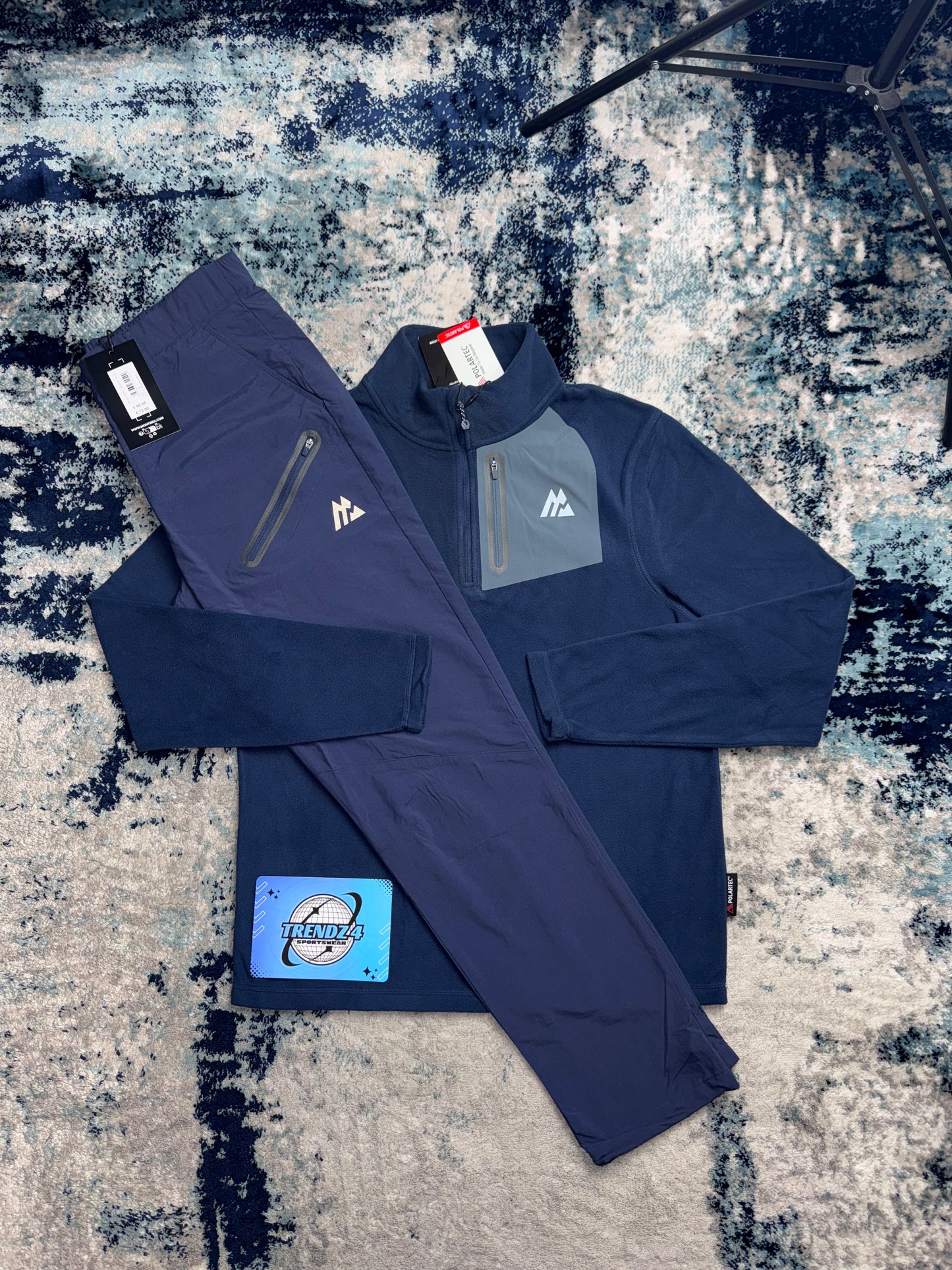MONTIREX 1/4 ZIP FLEECE TRACKSUIT (NAVY)