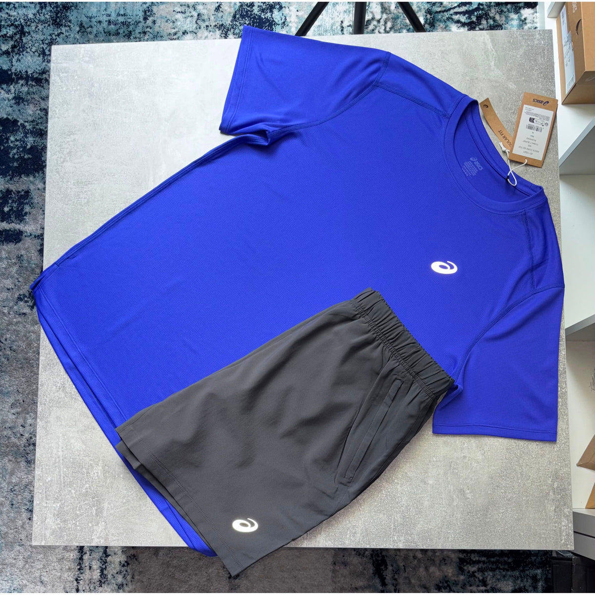 Asics Icon Shorts Set - Blue