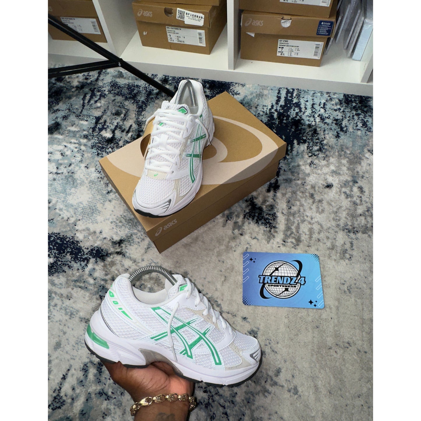 Asics Gel 1130 - White Malachite Green