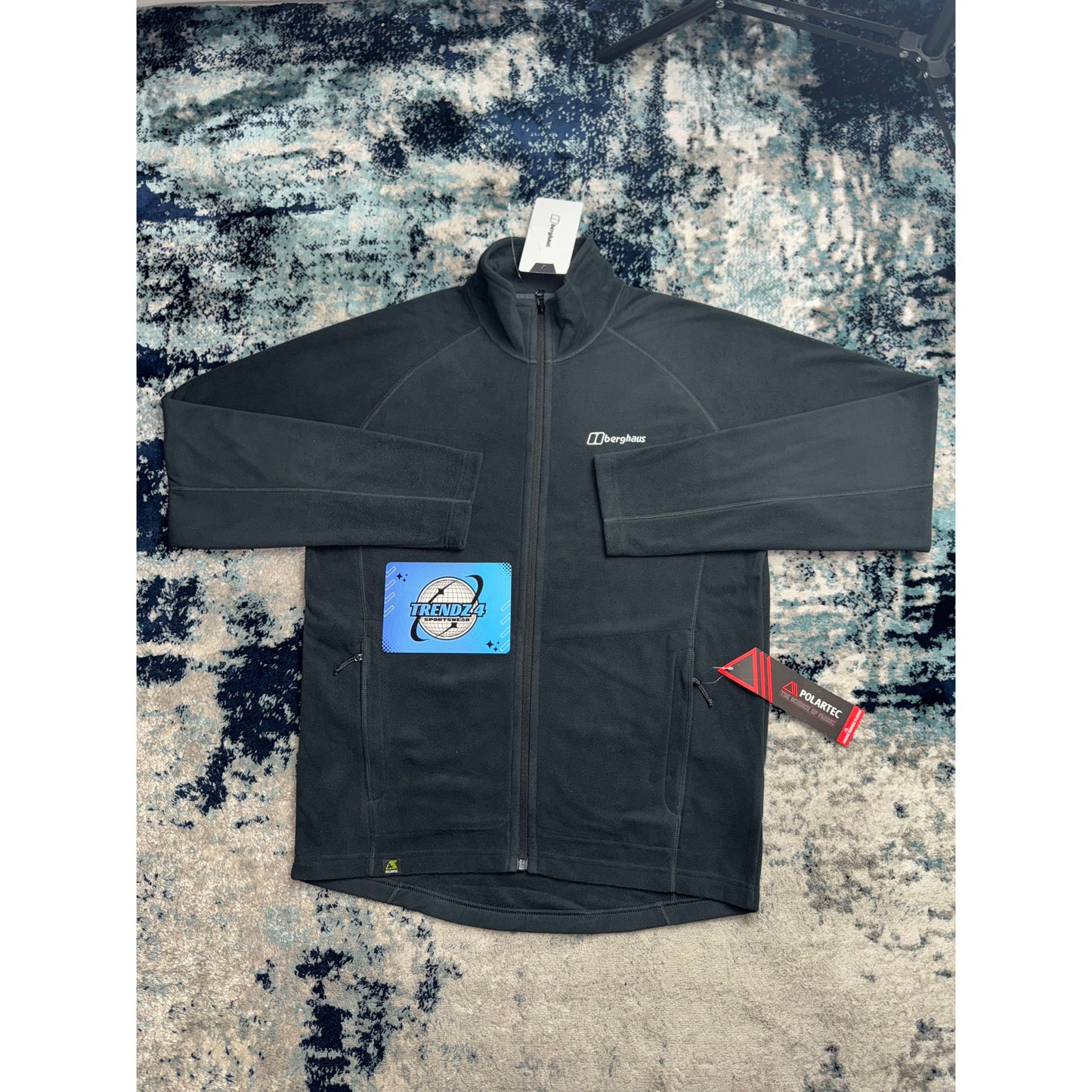 Berghaus Mens Arnside Full Zip Fleece Jacket - Black
