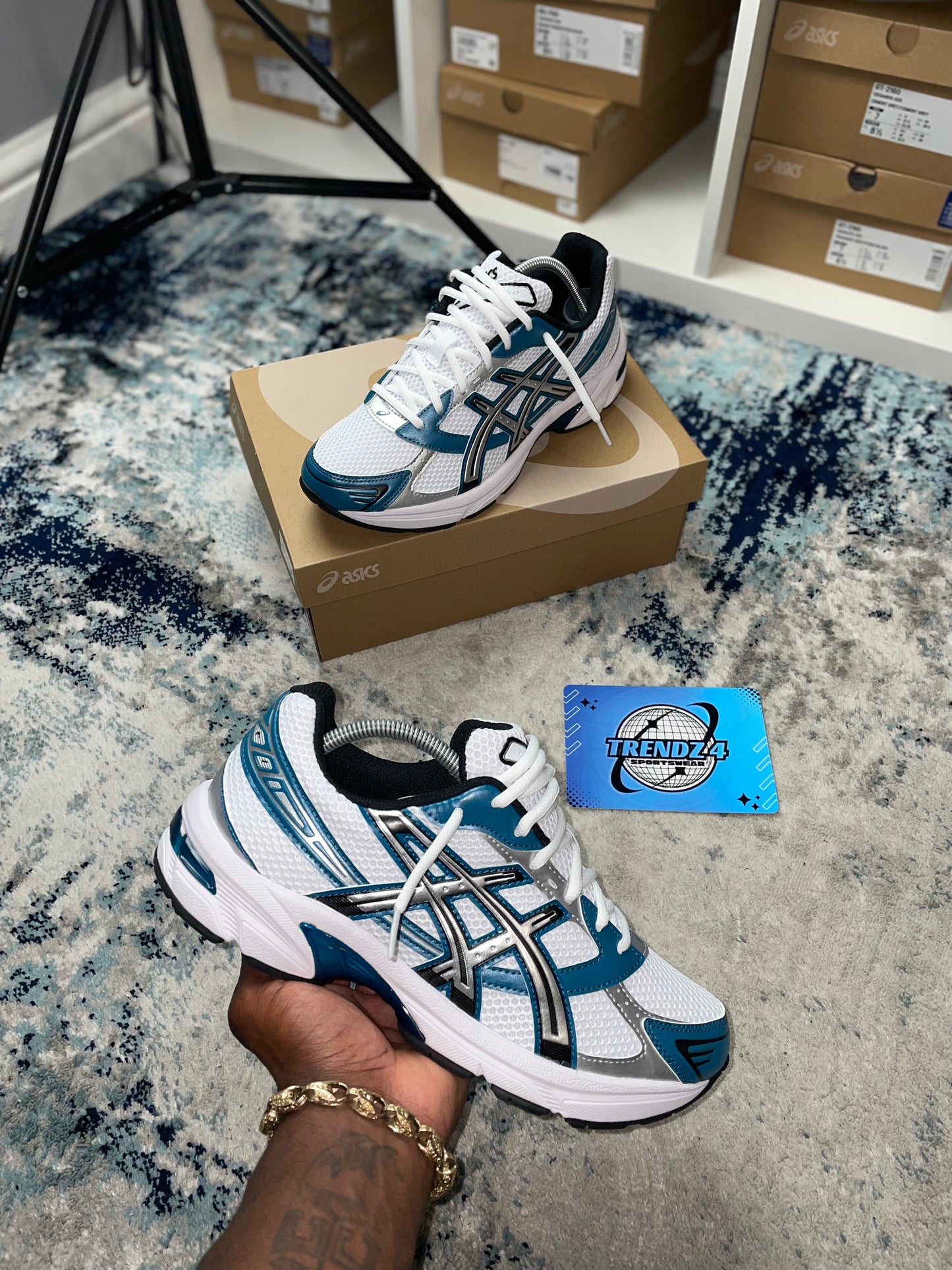 Asics Gel 1130 - White Restful Teal