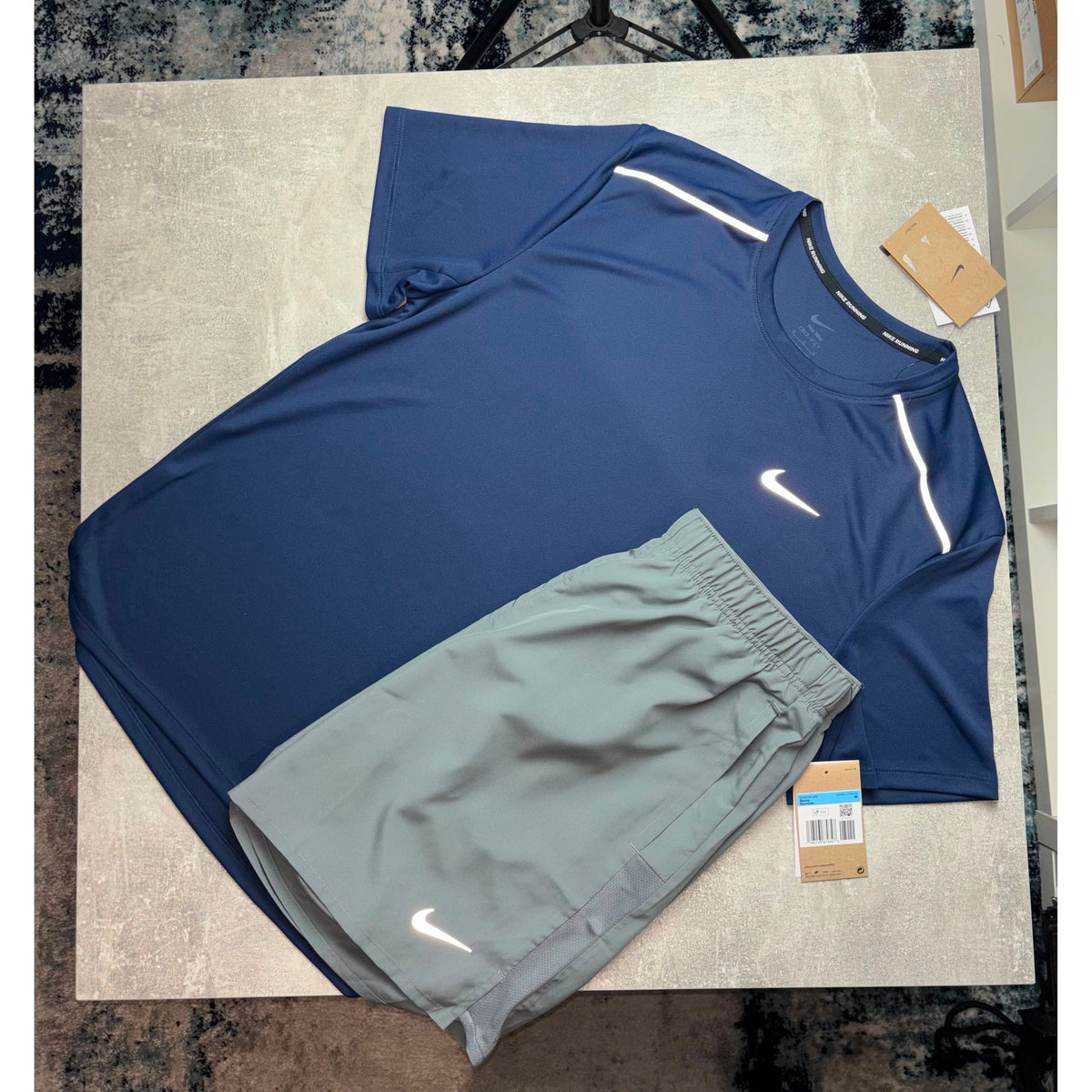 Nike Shorts Set - Navy & Black