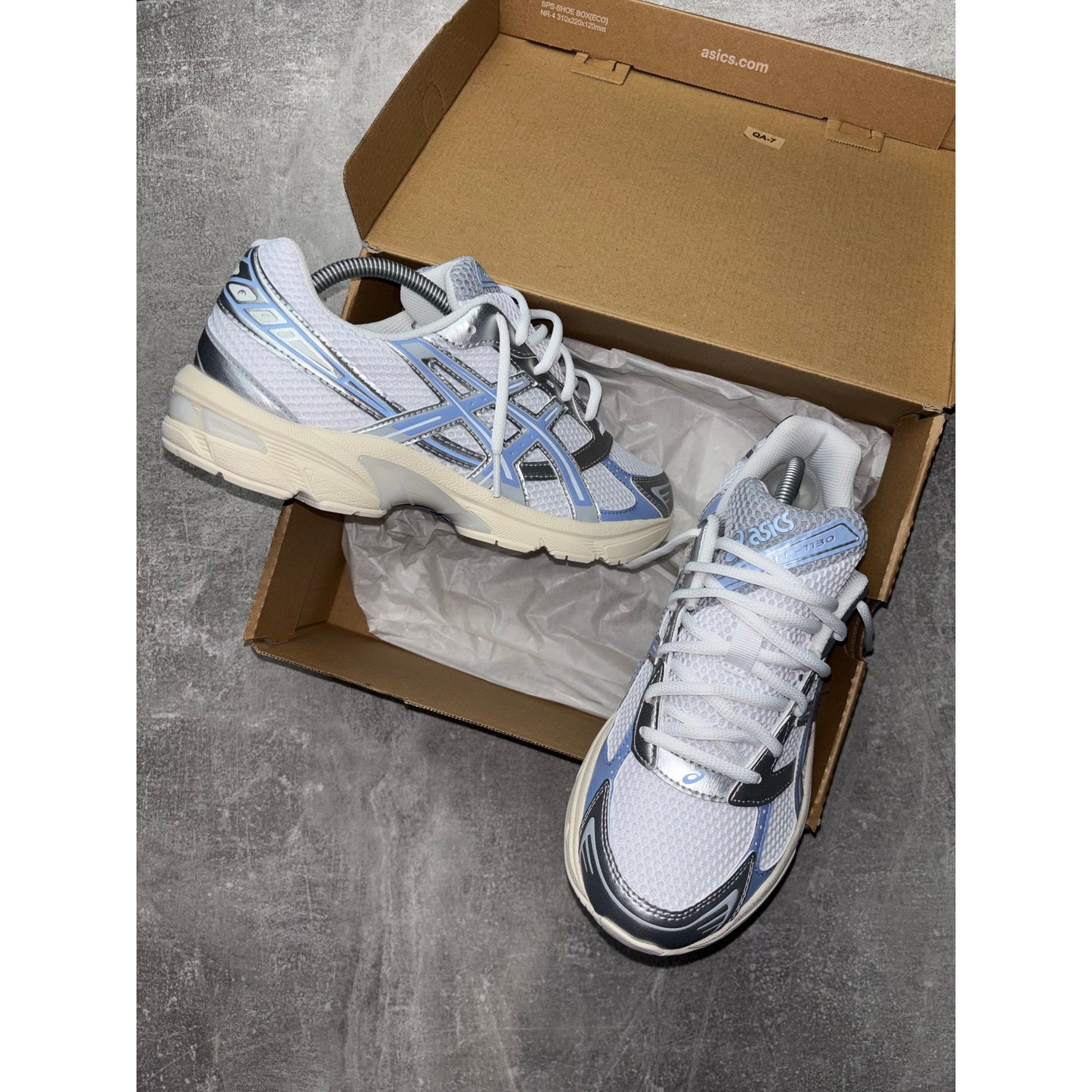 ASICS GEL 1130 - WHITE/LIGHT SAPPHIRE