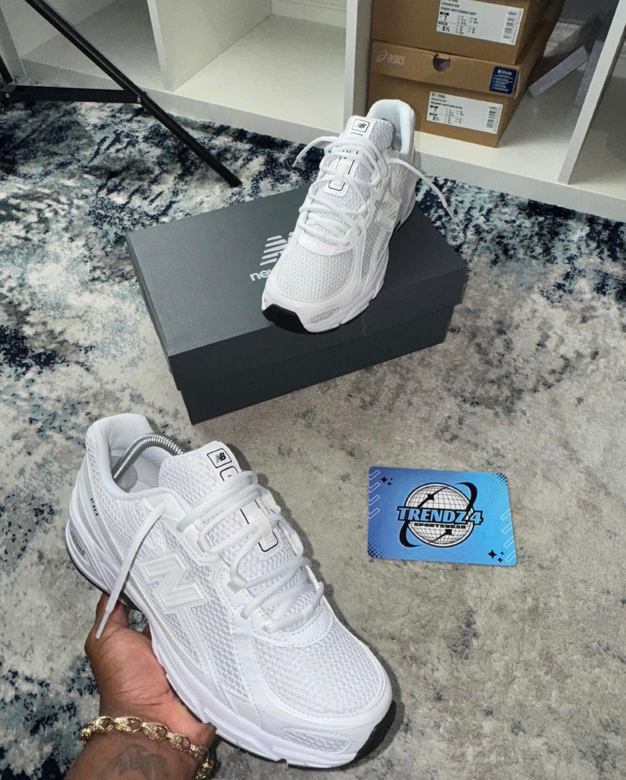 New Balance 740 - Triple White
