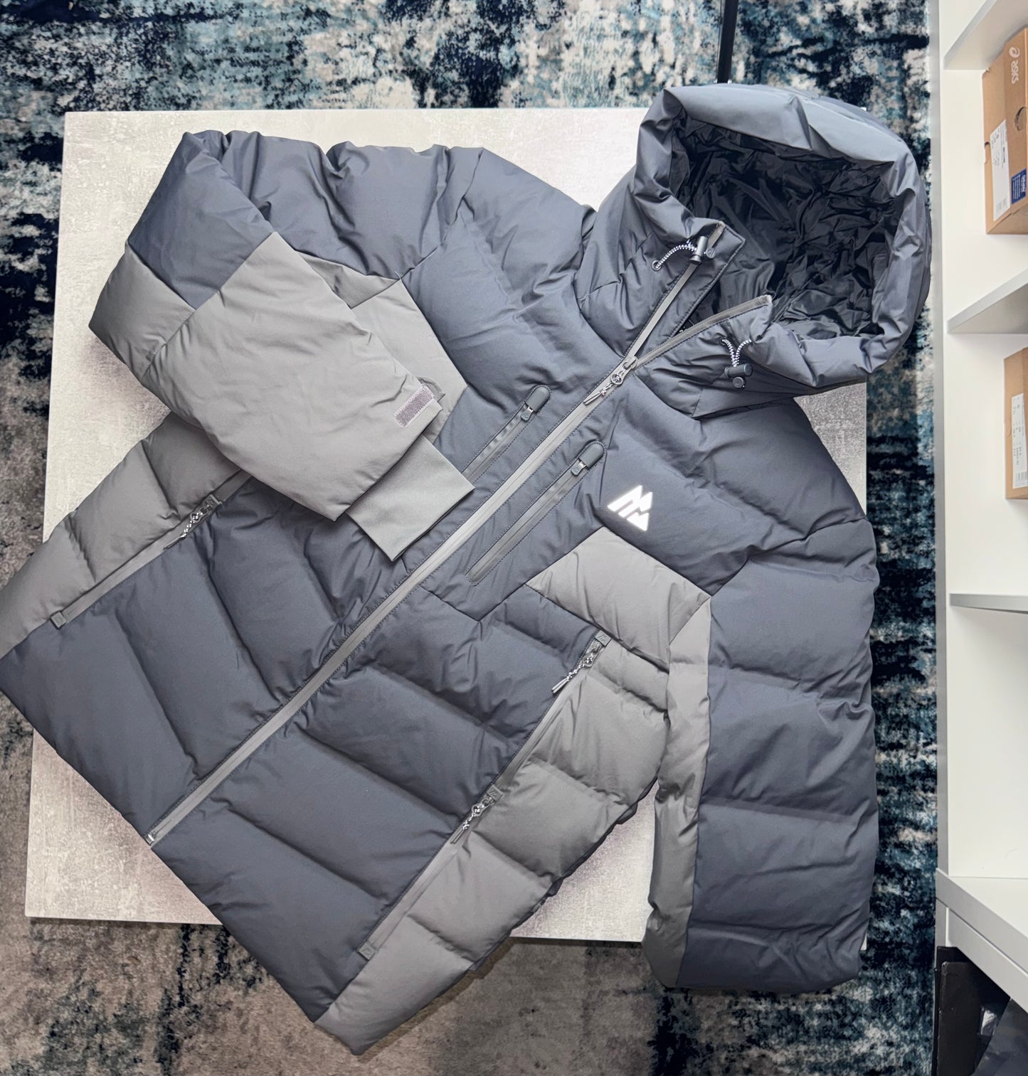 MONTIREX ARCS 2.0 DOWN JACKET - ASPHALT/CEMENT GREY