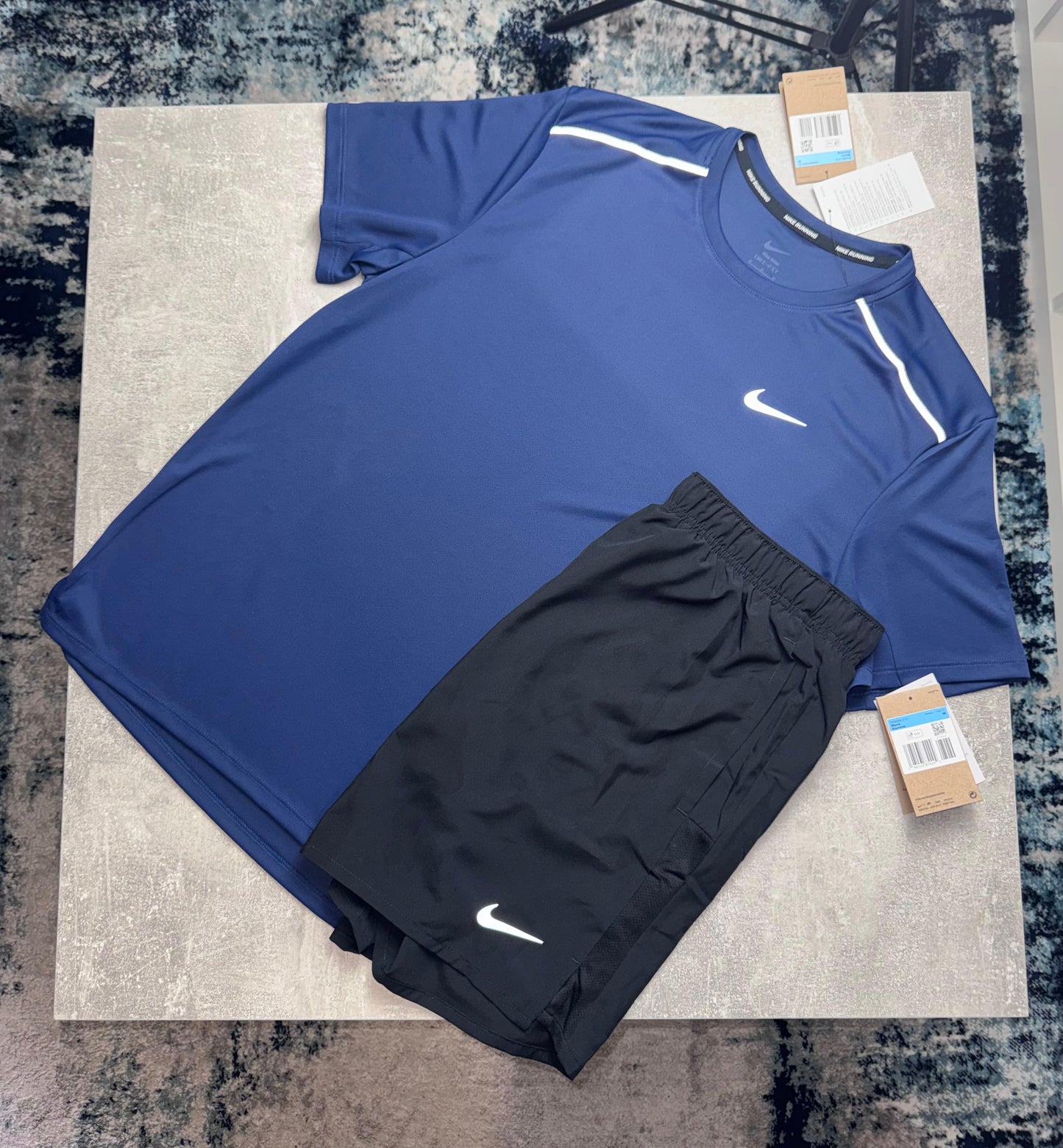Nike Shorts Set - Navy & Black
