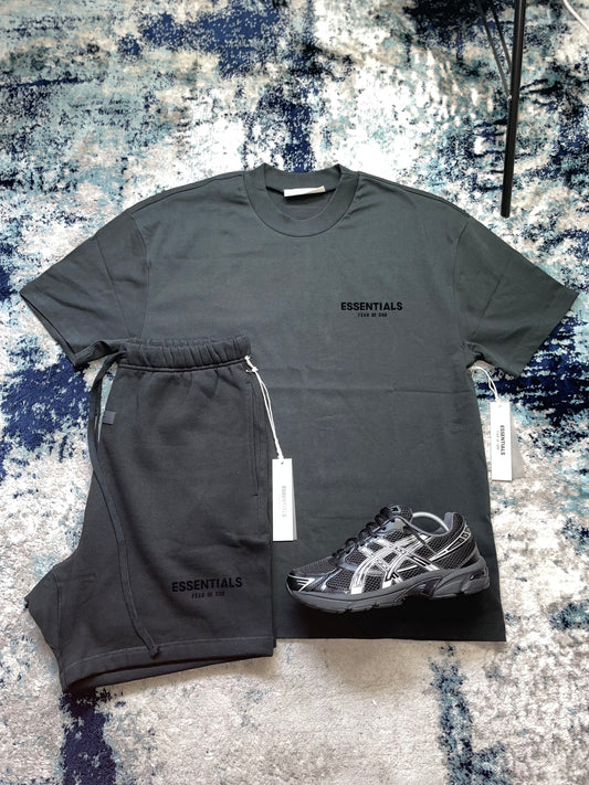 FEAR OF GOD ESSENTIAL SHORTS SET - STRETCH LIMO