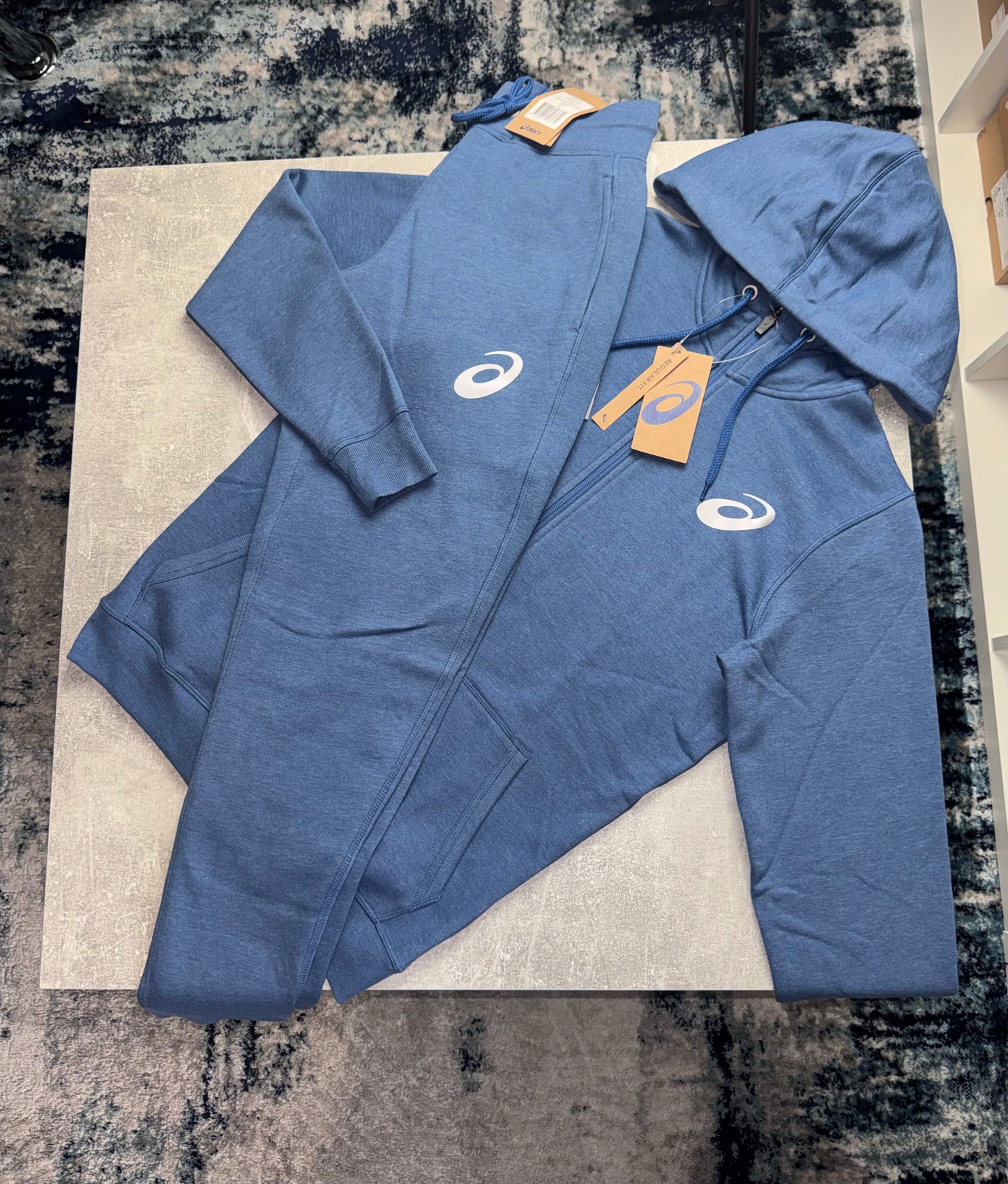 Asics Sport Knit Tracksuit - Blue