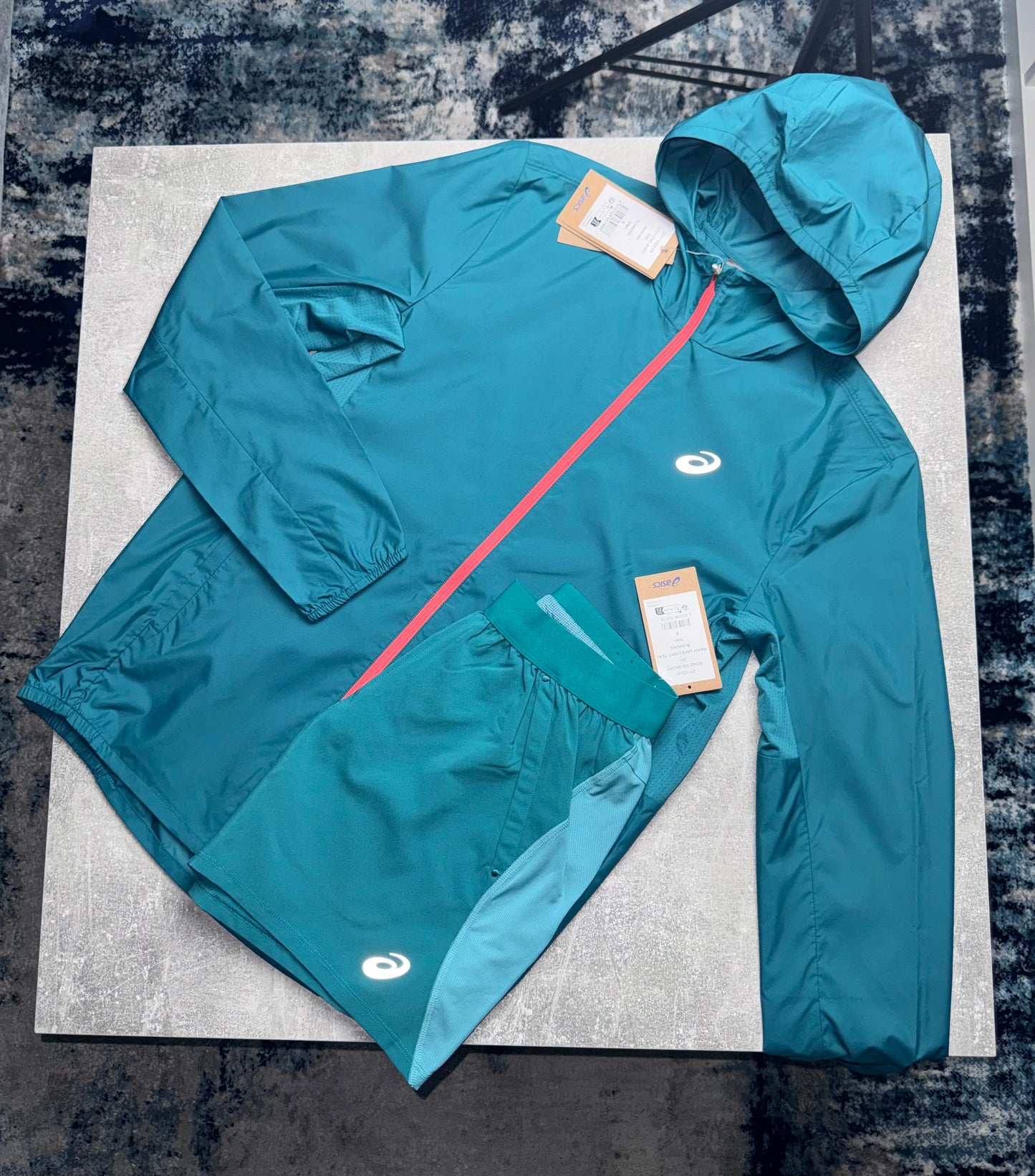 Asics Core Windbreaker Set - Teal