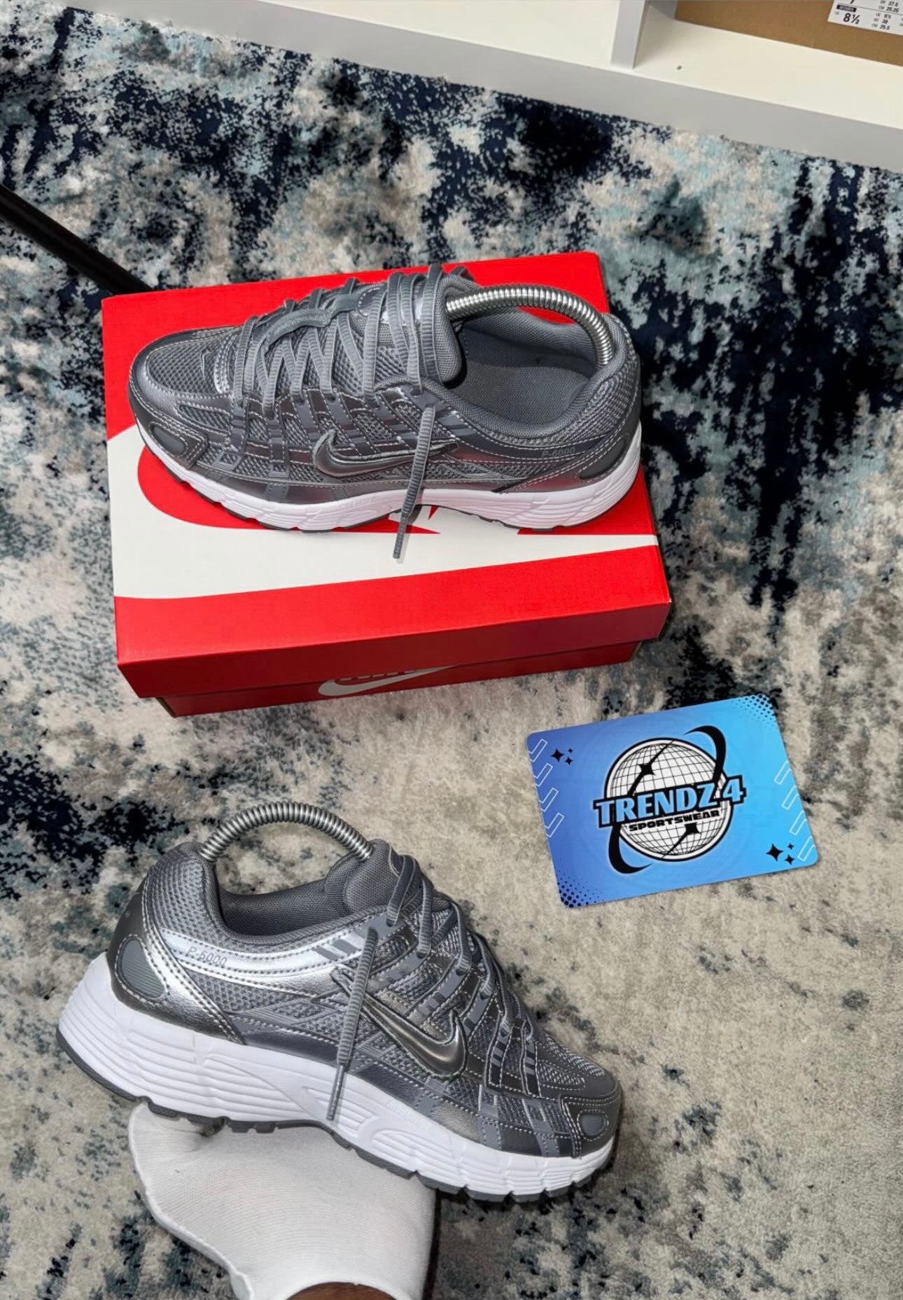 Nike P-6000 Metallic Cool Grey