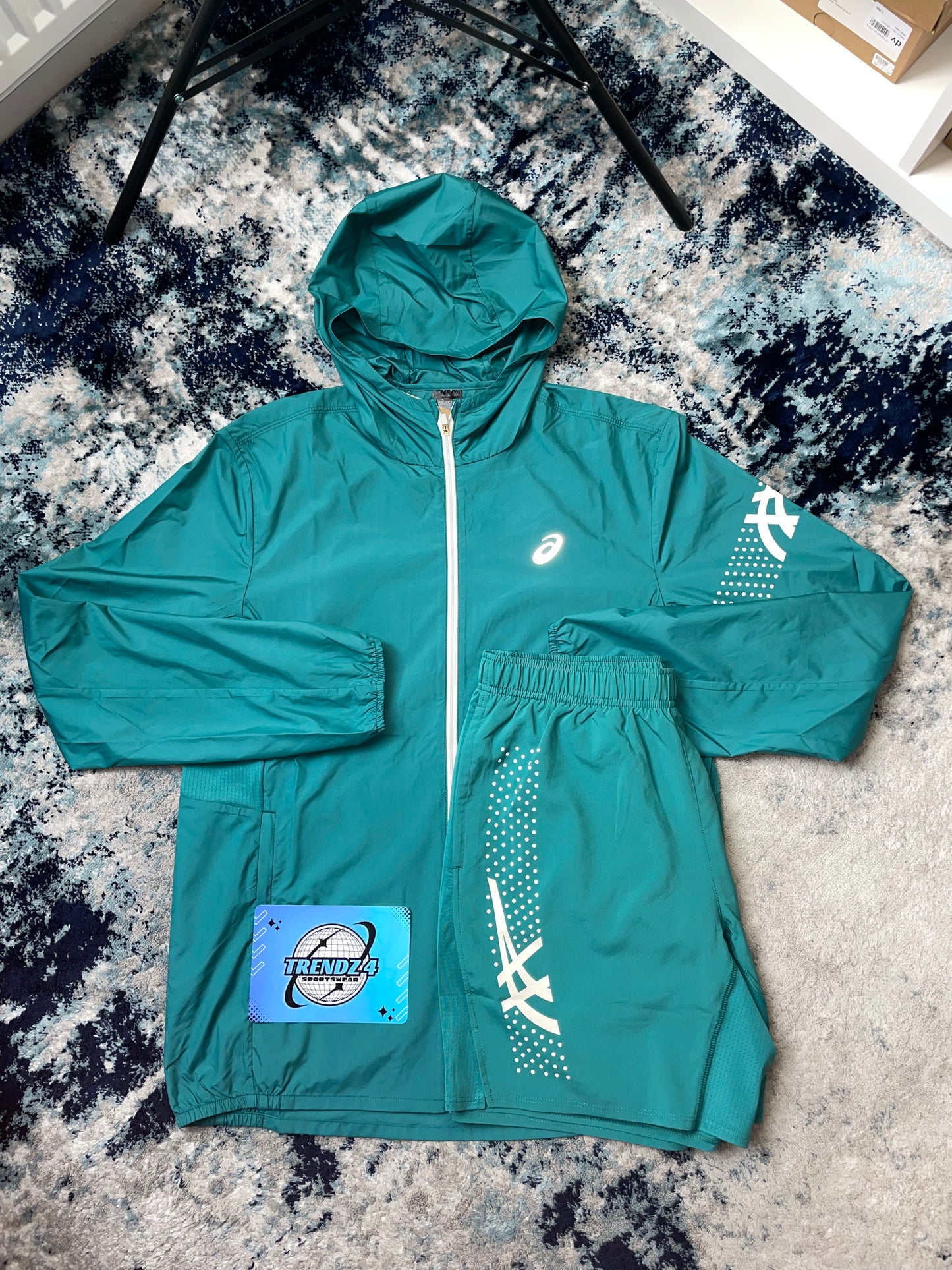 Asics Icon Shorts Set - Rainy Lake