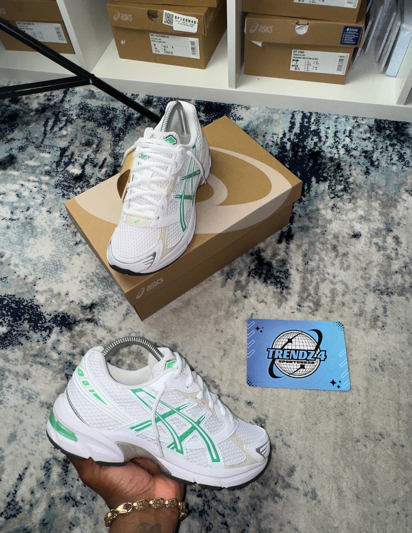 Asics Gel 1130 - White Malachite Green