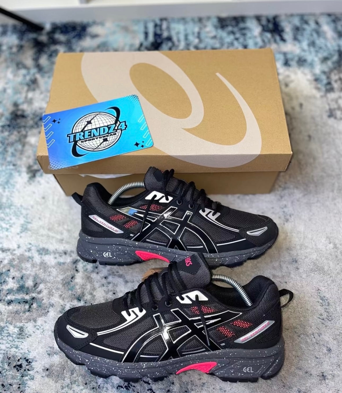 Asics Venture 6 - Obsidian Grey/Black