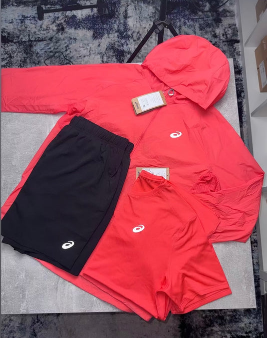Asics Core Shorts Set - Red