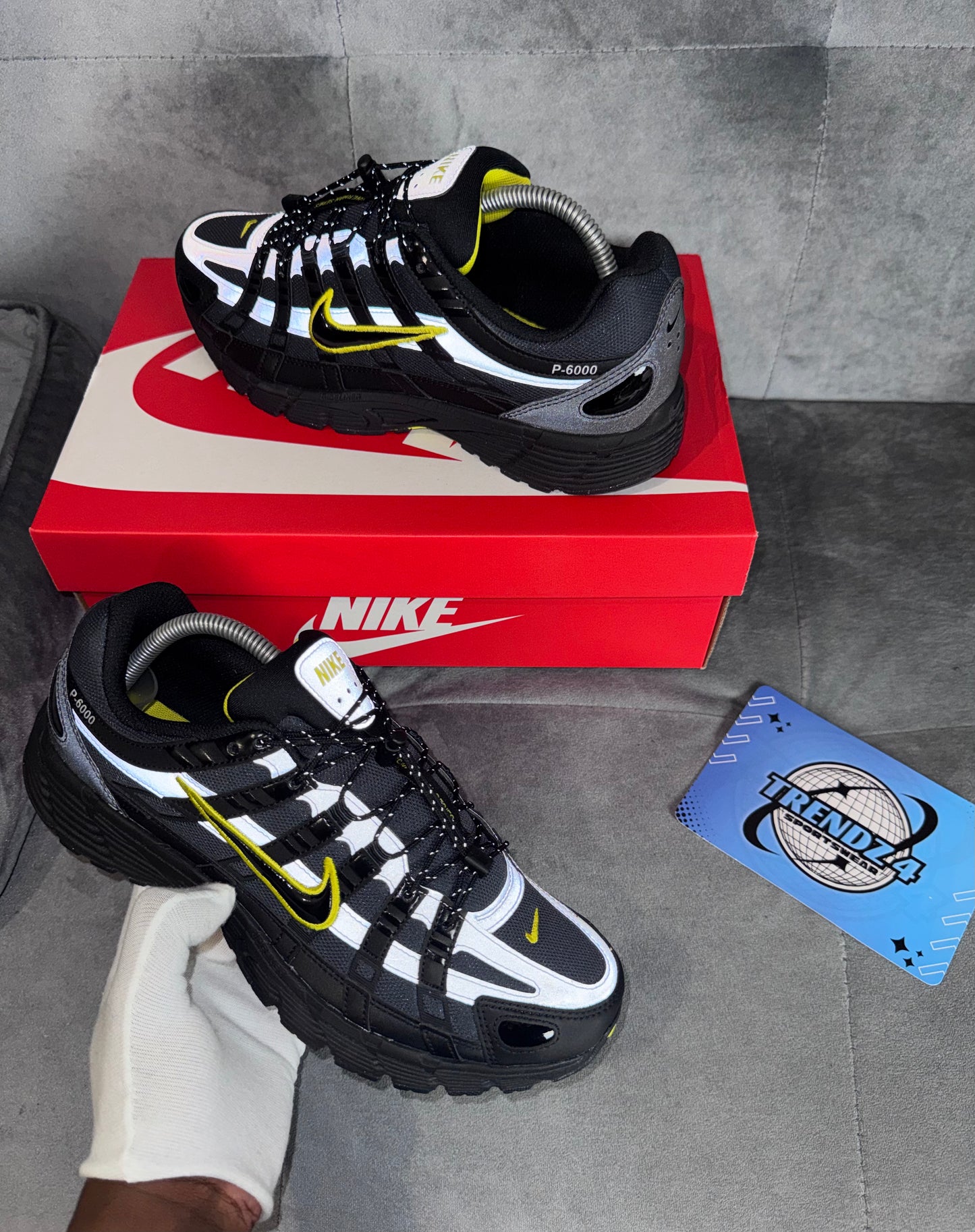 Nike P-6000 - Black/Volt