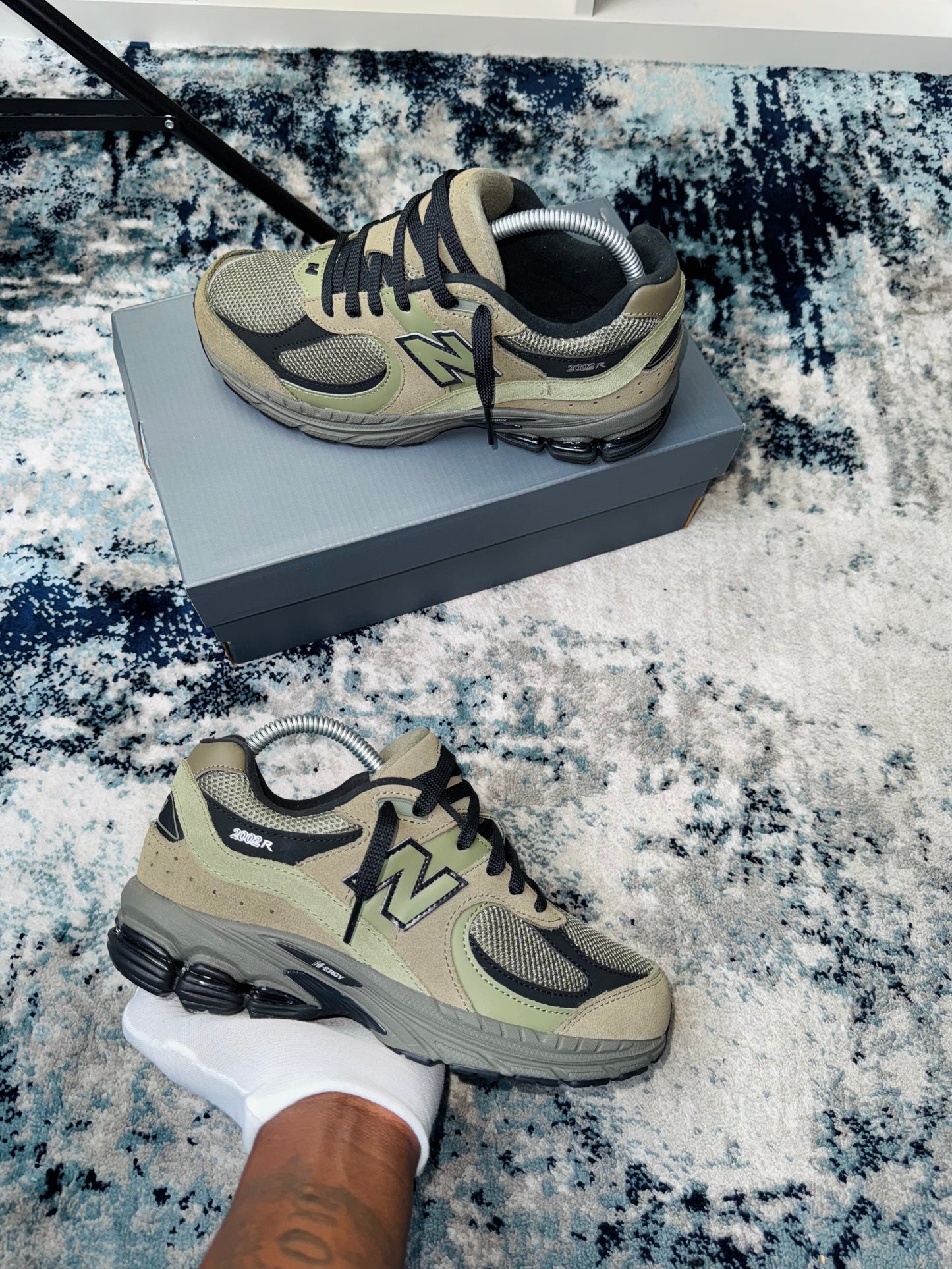 New Balance 2002R GS - Dark Camo Olivine