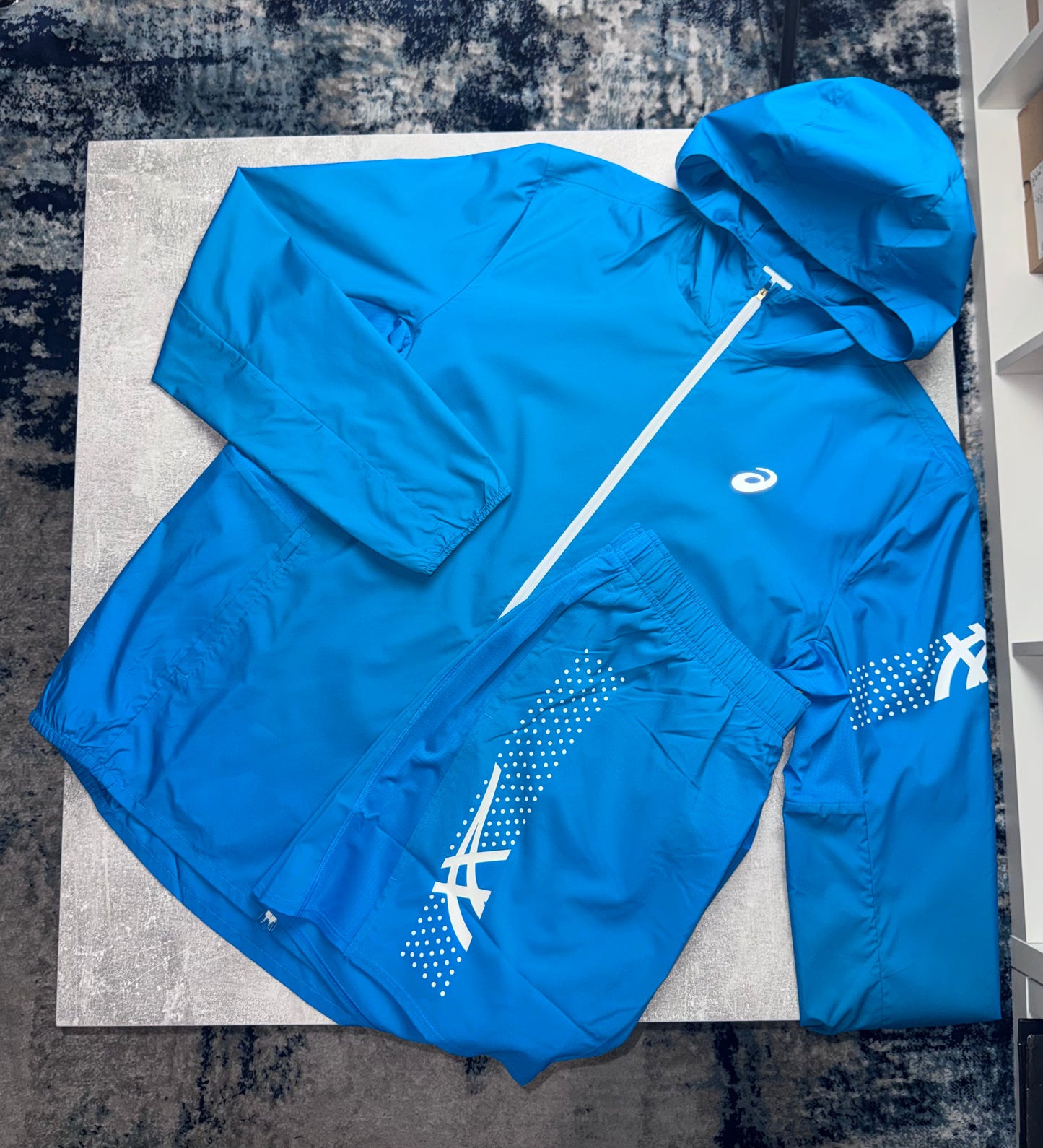 Asics Icon Shorts Set - Aegan Blue