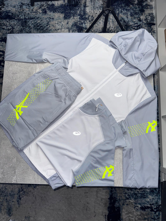 Asics Neon Shorts Set