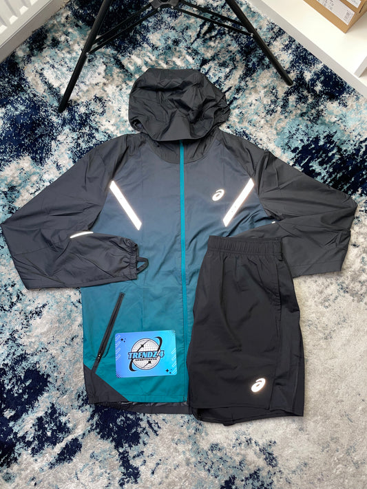 Asics Lite-Show Windbreaker Shorts Set