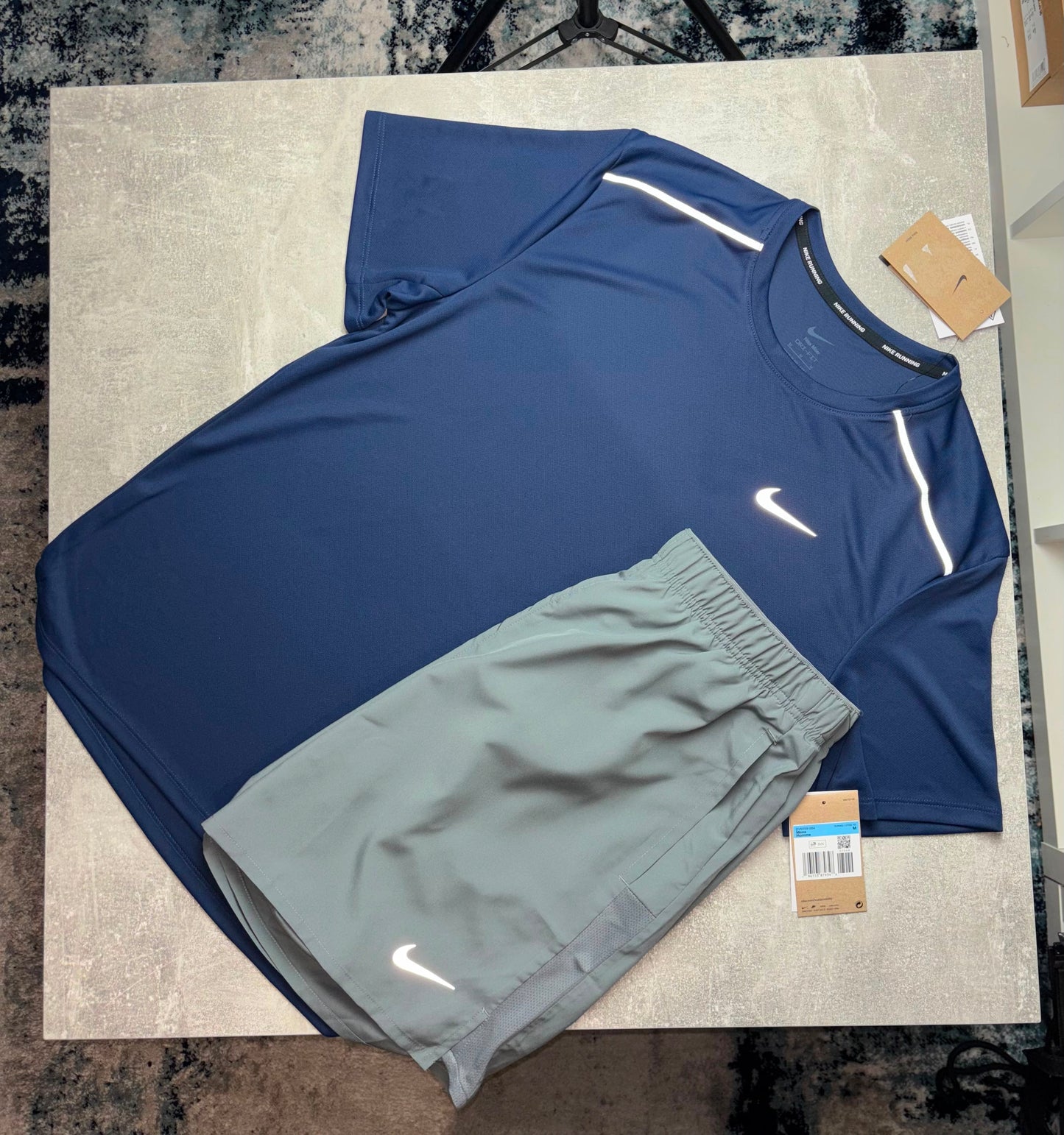Nike Shorts Set - Navy & Black