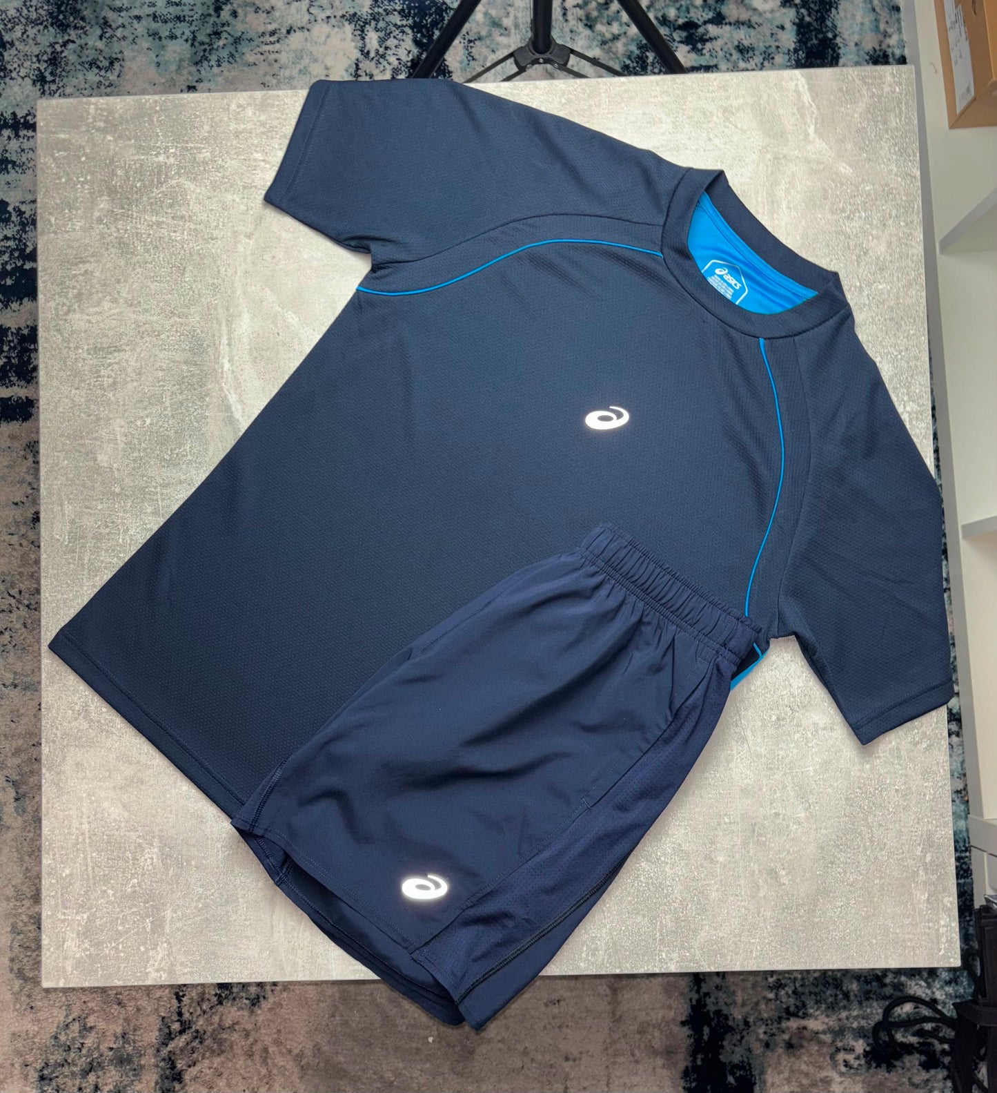 ASICS COLOUR BLOCK SET - NAVY